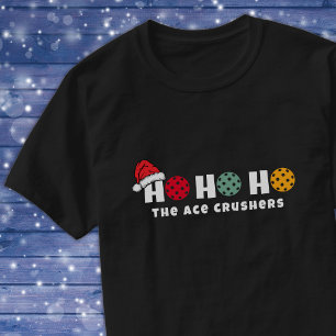 Camiseta Navidades del Team Pickleball Ho Ho Ho Ho Ho Ho
