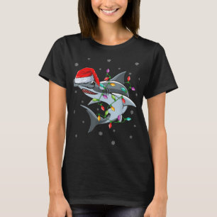 Camiseta Navidades del tiburón de cabeza de martillo de San