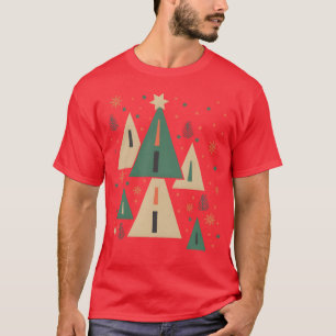 Camiseta Navidades del triángulo matemático Navidades feos