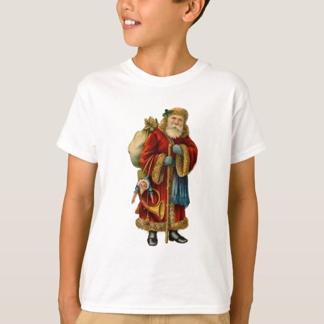 Camiseta Navidades del Viejo Mundo Viejo Santa (Anverso)