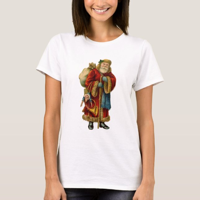Camiseta Navidades del Viejo Mundo Viejo Santa (Anverso)