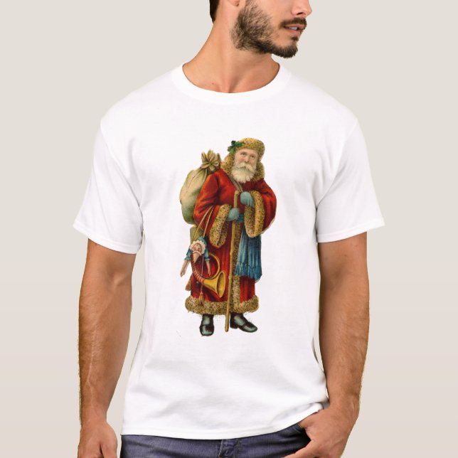 Camiseta Navidades del Viejo Mundo Viejo Santa (Anverso)