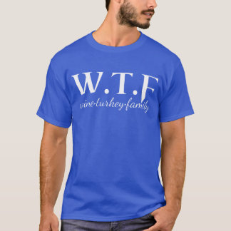 Camiseta navidades del wtf Navidades divertidos slogan vino