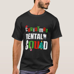 Camiseta Navidades Dental Squad Xmas Higienista Dental Dent