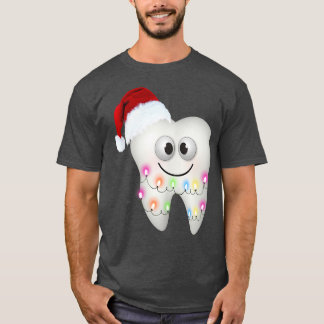 Camiseta Navidades dentales Funny Higienista Dental Santa H