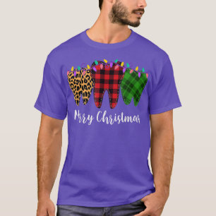 Camiseta Navidades Dentista dental Asistente dental Teeth L
