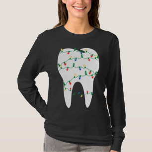 Camiseta Navidades Dentista Dental en las luces de Navidade