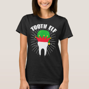 Camiseta Navidades Dentista Dental Higienist Tooth Elf Matc