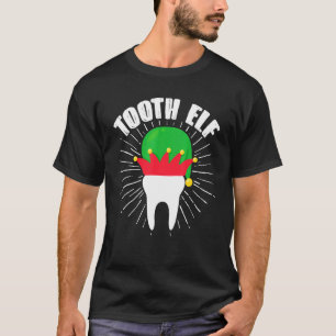 Camiseta Navidades Dentista Dental Higienist Tooth Elf Matc