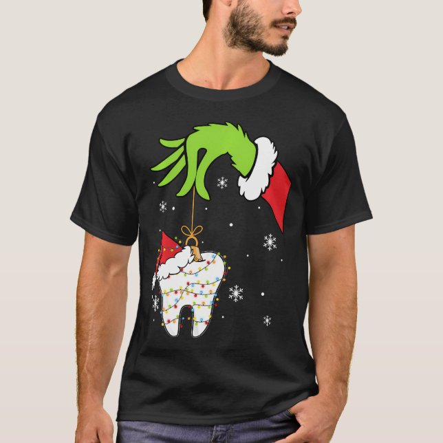 Camiseta Navidades Dentistas Dientes Dientes Auxiliares Den (Anverso)