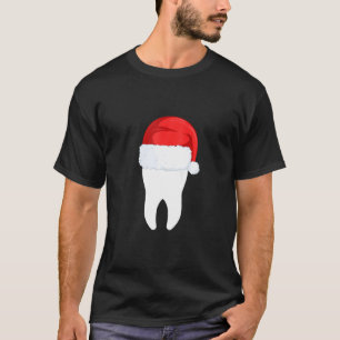 Camiseta Navidades Dentistas Dientes Divertidos Con Santa H