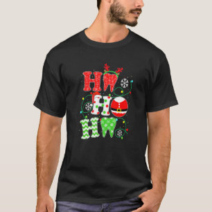Camiseta Navidades Dentistas Ho Ho Ho Ho Teeth Santa Dental