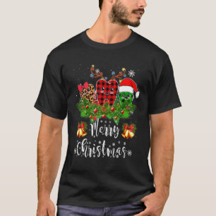 Camiseta Navidades Dentistas Leopard Plaid Tooths Dental Co