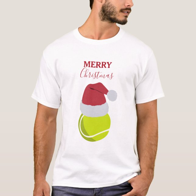 Camiseta Navidades Deportes de tenis Vacaciones (Anverso)
