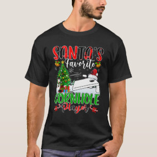Camiseta Navidades deportivos adoran divertida esquina favo