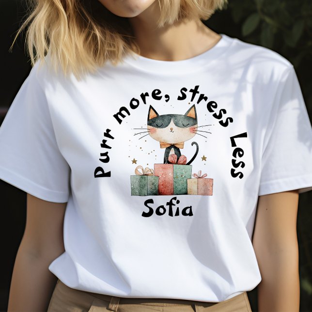 Camiseta Navidades desean que las madres gatas llamen camis (Subido por el creador)