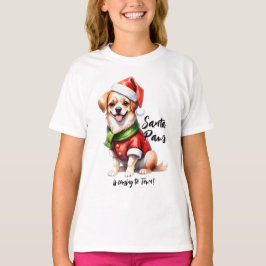 Camiseta Navidades Día De La Cachorra Con El Equipo De Sant