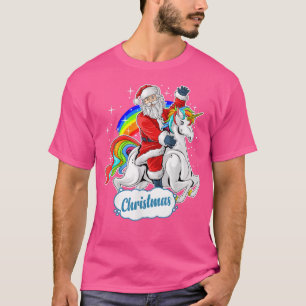 Camiseta Navidades disfraces navideños PJ Santa Riding Unic