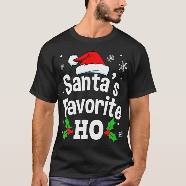 Camiseta Navidades divertidas y favoritas de Santa María (Anverso)