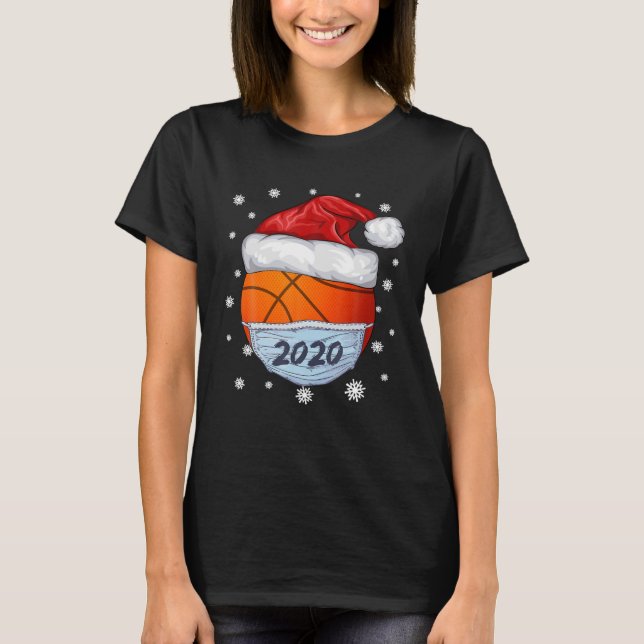 Camiseta Navidades divertidos 2020 Usando Sombrero de Balon (Anverso)