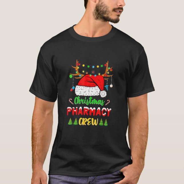 Camiseta Navidades divertidos alumbran a la tripulación de  (Anverso)