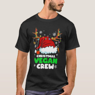 Camiseta Navidades divertidos alumbran al vegan Crew Vegeta