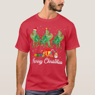 Camiseta Navidades divertidos alumbran Navidad Pajama Chame
