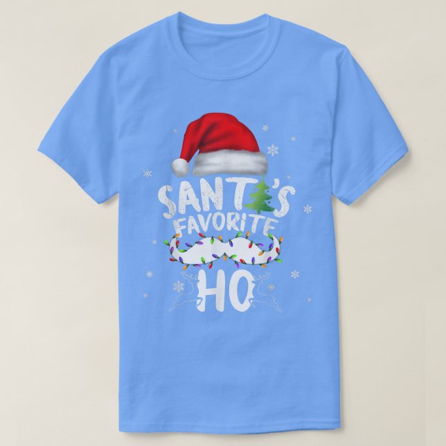 Camiseta Navidades divertidos amigos favoritos Ho Xmas508  (Diseño del anverso)