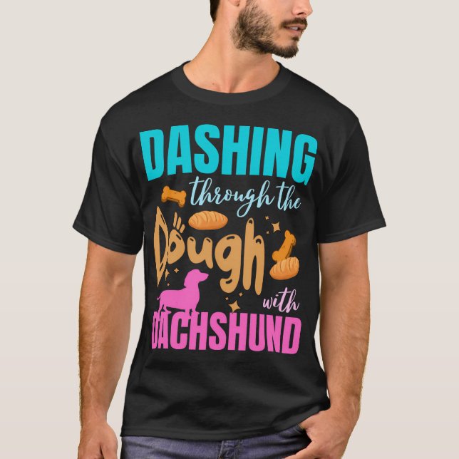Camiseta Navidades divertidos Baker Dachshund Lover Holiday (Anverso)