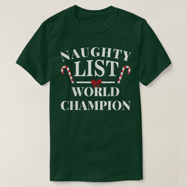 Camiseta Navidades divertidos campeones del mundo de la lis (Diseño del anverso)