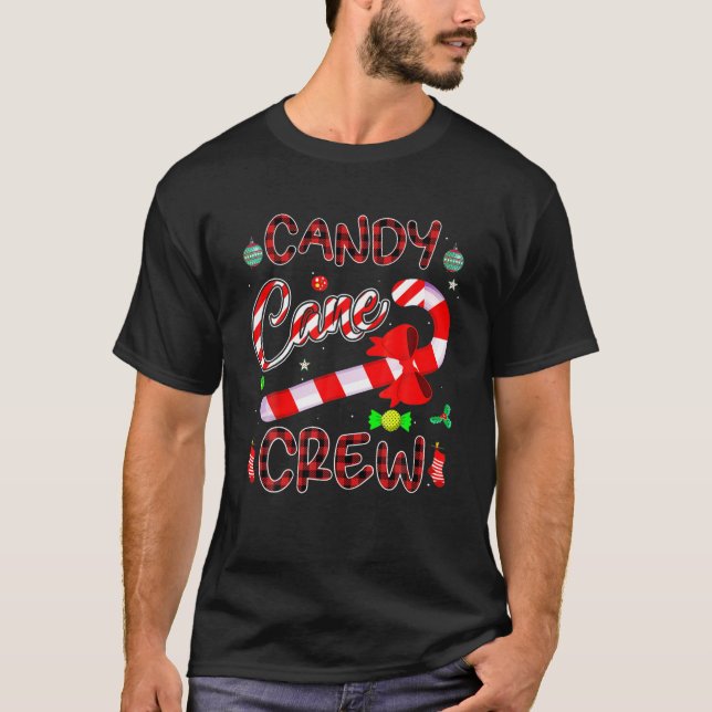 Camiseta Navidades divertidos Candy Lover X-Mas Candy Cane  (Anverso)
