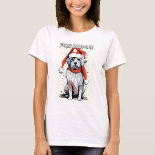 Camiseta Navidades divertidos citan a un caprichoso perro d