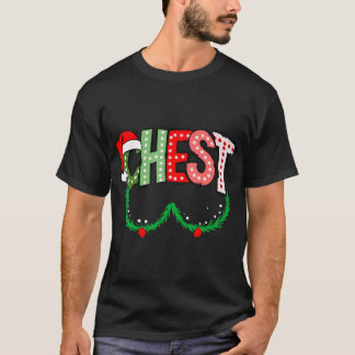 Camiseta Navidades divertidos con nueces de pecho que coinc
