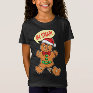 Camiseta Navidades divertidos Cookie Cookies OH SNAP Ginger