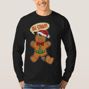 Camiseta Navidades divertidos Cookie Cookies OH SNAP Ginger