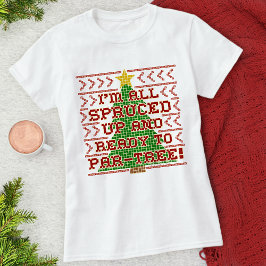 Camiseta Navidades divertidos cruzan el Stitch Spruce Tree 