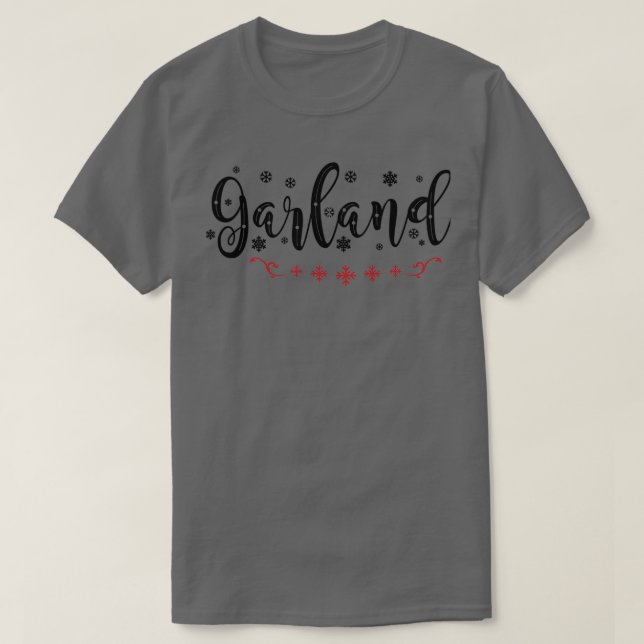 Camiseta Navidades divertidos dan a Garland (Diseño del anverso)