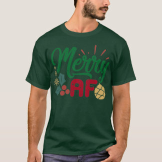 Camiseta Navidades divertidos dan a Merry af