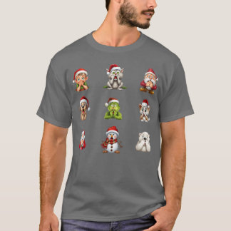 Camiseta Navidades divertidos dan NAVIDADES chica