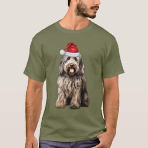 Camiseta Navidades divertidos de Bergamasco Dog Lover