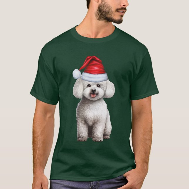 Camiseta Navidades divertidos de Bichon Frise Dog Lover (Anverso)