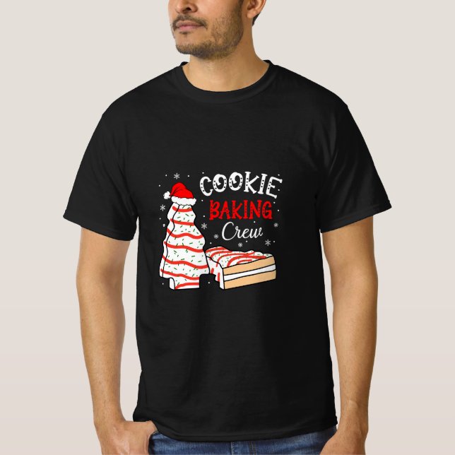 Camiseta Navidades divertidos de Cookie Baking Crew (Anverso)