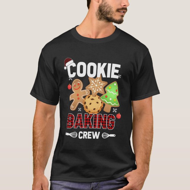 Camiseta Navidades divertidos de Cookie Baking Gingerbread  (Anverso)
