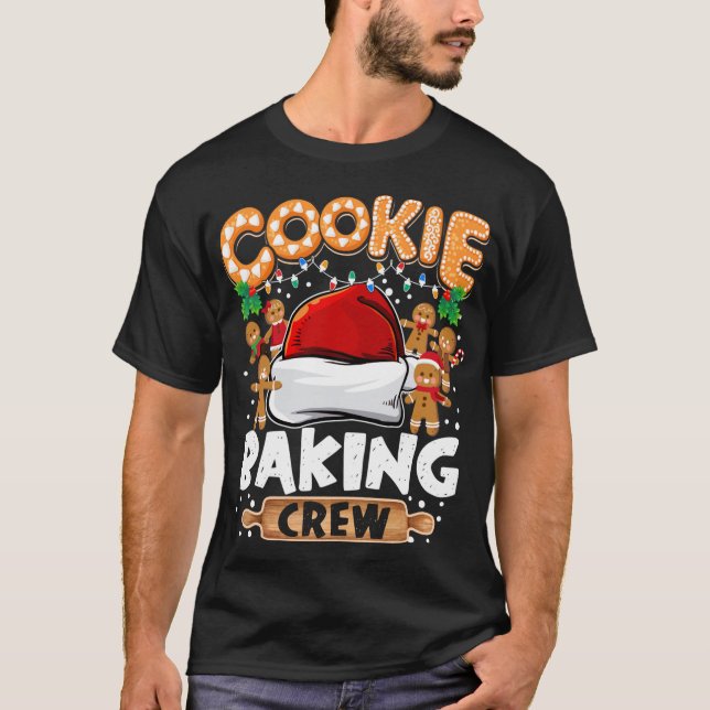 Camiseta Navidades divertidos de Cookie Baking iluminan a G (Anverso)