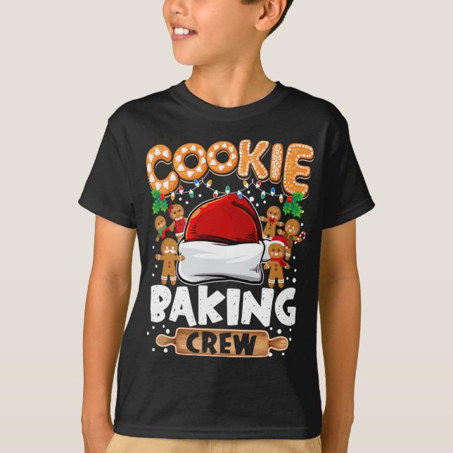 Camiseta Navidades divertidos de Cookie Baking iluminan a G (Anverso)