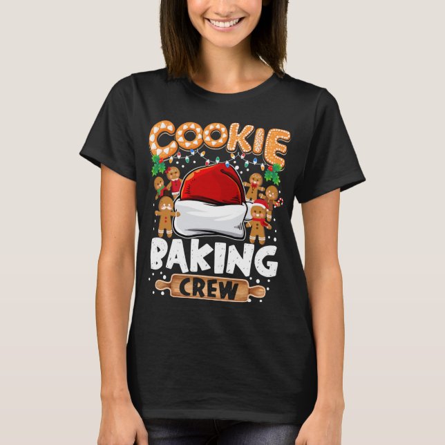 Camiseta Navidades divertidos de Cookie Baking iluminan a G (Anverso)