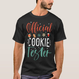 Camiseta Navidades divertidos de Cookie Tester Funny Pareja
