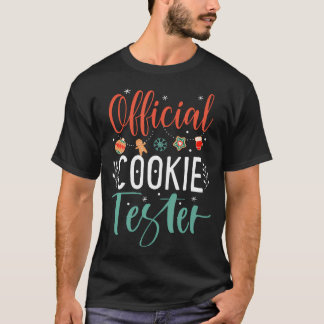 Camiseta Navidades divertidos de Cookie Tester Funny Pareja