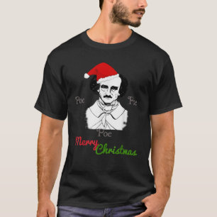 Camiseta Navidades divertidos de Edgar Allan Poe