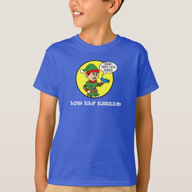 Camiseta Navidades divertidos de Elf Esteem Pun (Anverso)